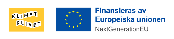 Logotyper för Klimatklivet och EU