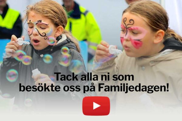 Barn på familjedag