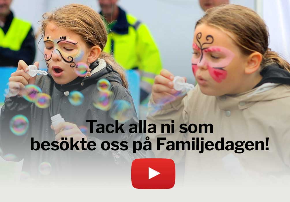 Barn på familjedag